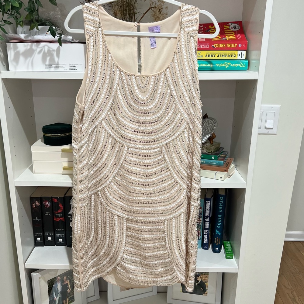 NWOT Sequin Mini Tank Dress